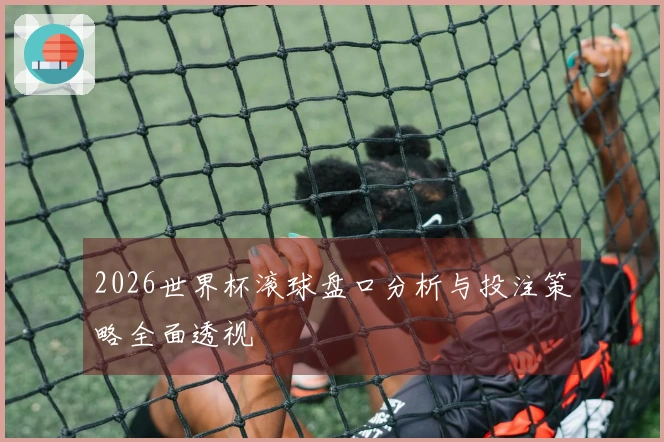 2026世界杯滚球盘口分析与投注策略全面透视