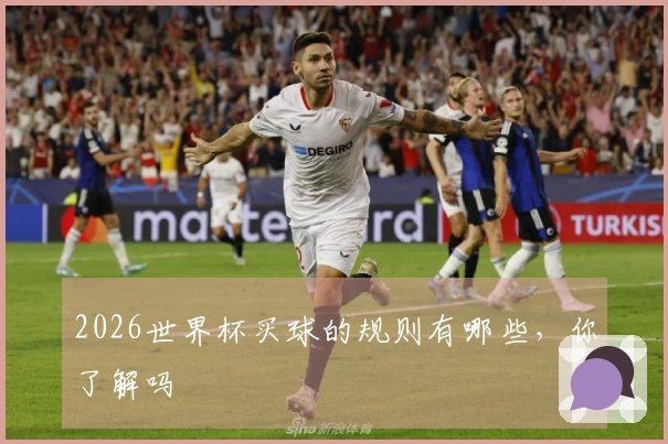 2026世界杯买球的规则有哪些，你了解吗